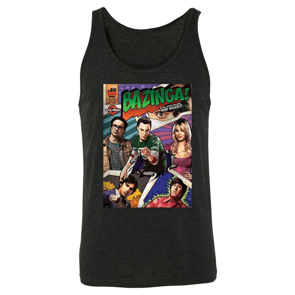 Unisex Jersey Tank - UVE9NU42 - Charcoal Black Triblend - 5