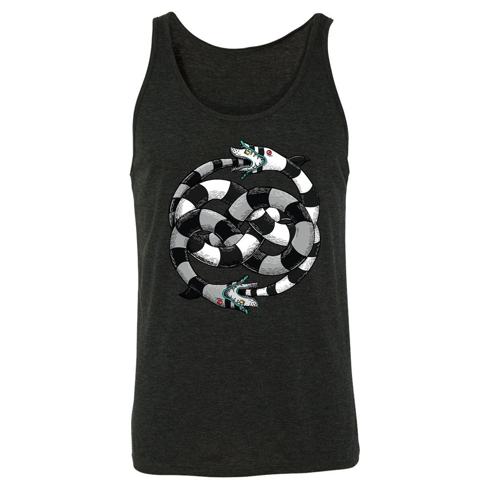 Unisex Jersey Tank - AUHVAXEX - Charcoal Black Triblend - 5