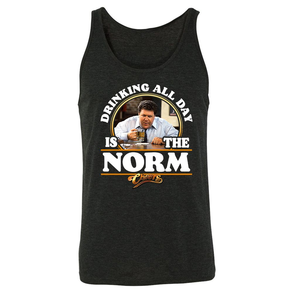 Unisex Jersey Tank - 4CNMP68A - Charcoal Black Triblend - 5