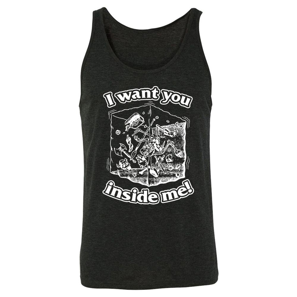 Unisex Jersey Tank - 1MZCHX7P - Charcoal Black Triblend - 5