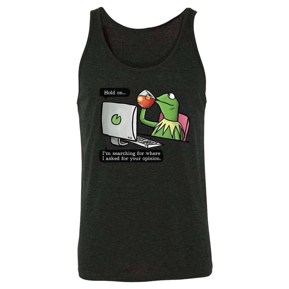Unisex Jersey Tank - 5PQYC63W - Charcoal Black Triblend - 5