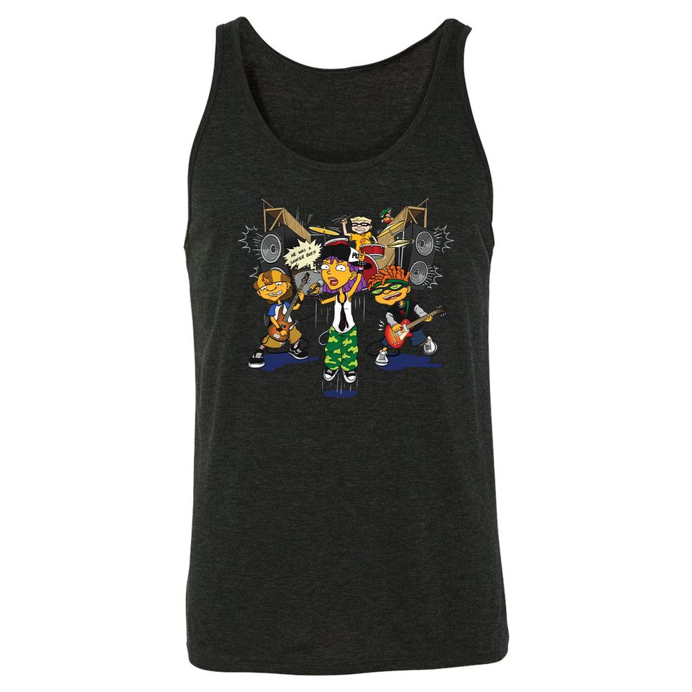 Unisex Jersey Tank - 6Y1AFX7T - Charcoal Black Triblend - 5