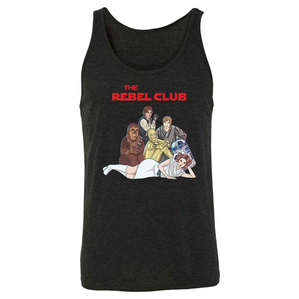 Unisex Jersey Tank - WD59B9RV - Charcoal Black Triblend - 5