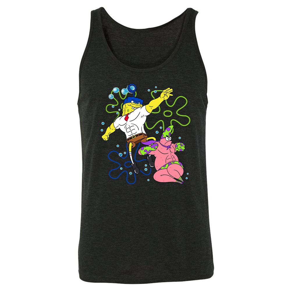 Unisex Jersey Tank - 266HCMME - Charcoal Black Triblend - 5