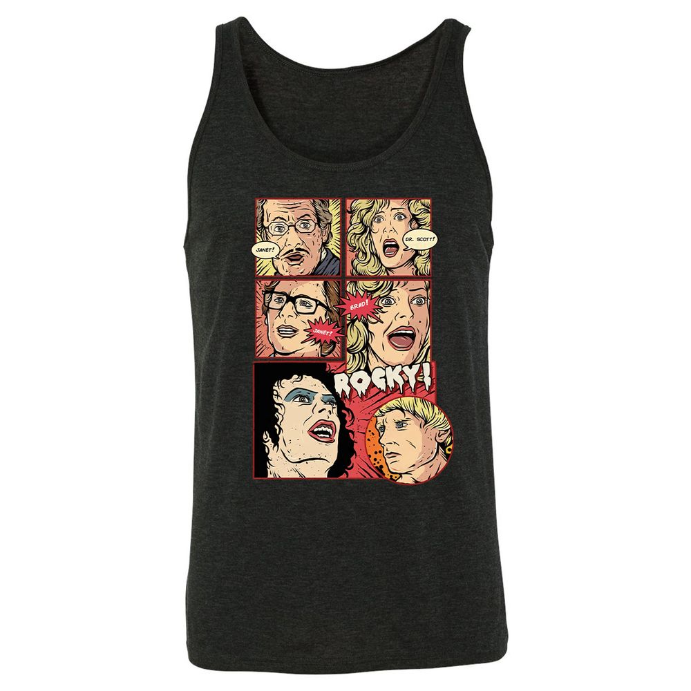 Unisex Jersey Tank - 1FK4CVH8 - Charcoal Black Triblend - 5