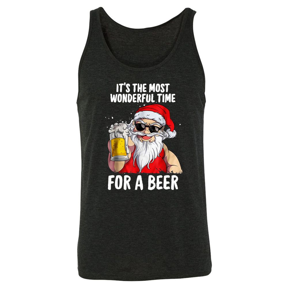 Unisex Jersey Tank - C4DC567L - Charcoal Black Triblend - 5