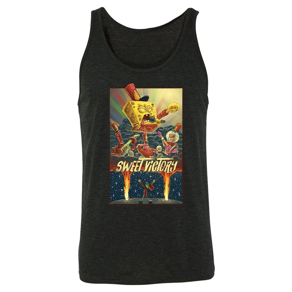 Unisex Jersey Tank - A7H3GW47 - Charcoal Black Triblend - 5