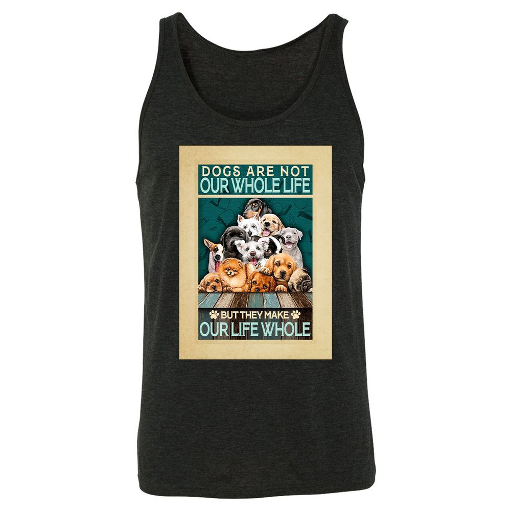 Unisex Jersey Tank - YHPGSF9W - Charcoal Black Triblend - 5