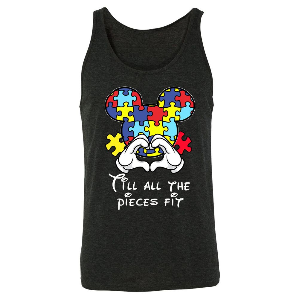 Unisex Jersey Tank - G74UZWB5 - Charcoal Black Triblend - 5