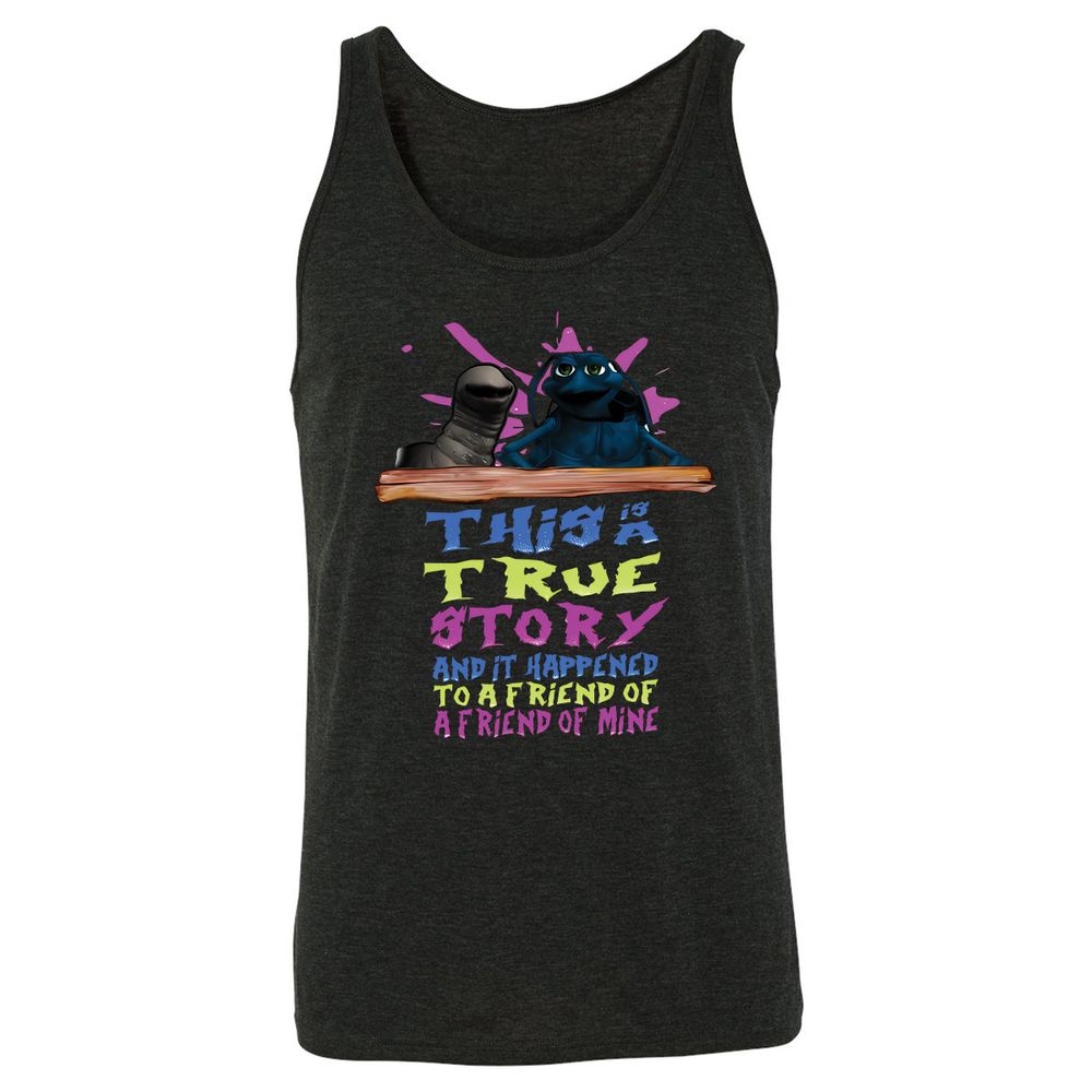 Unisex Jersey Tank - 6Q5248AN - Charcoal Black Triblend - 5