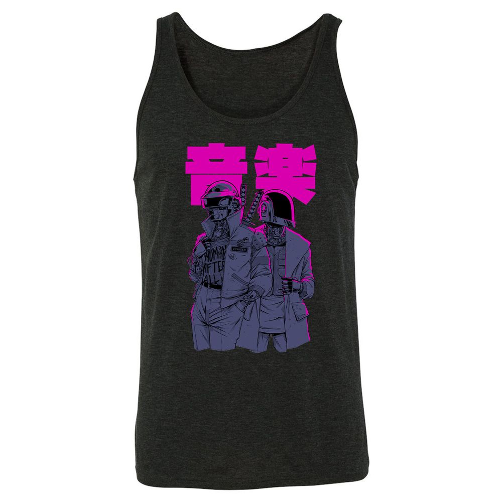 Unisex Jersey Tank - 6V839J31 - Charcoal Black Triblend - 5