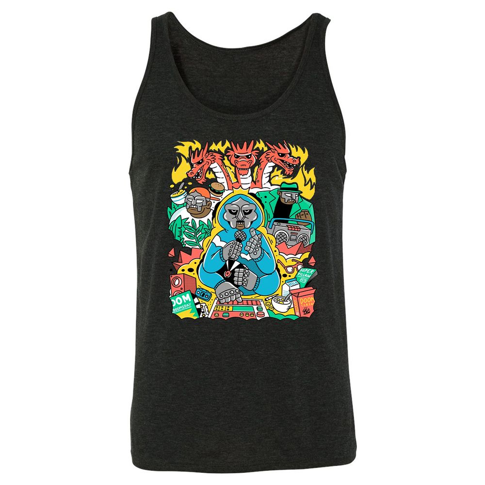 Unisex Jersey Tank - 54YZ39PN - Charcoal Black Triblend - 5
