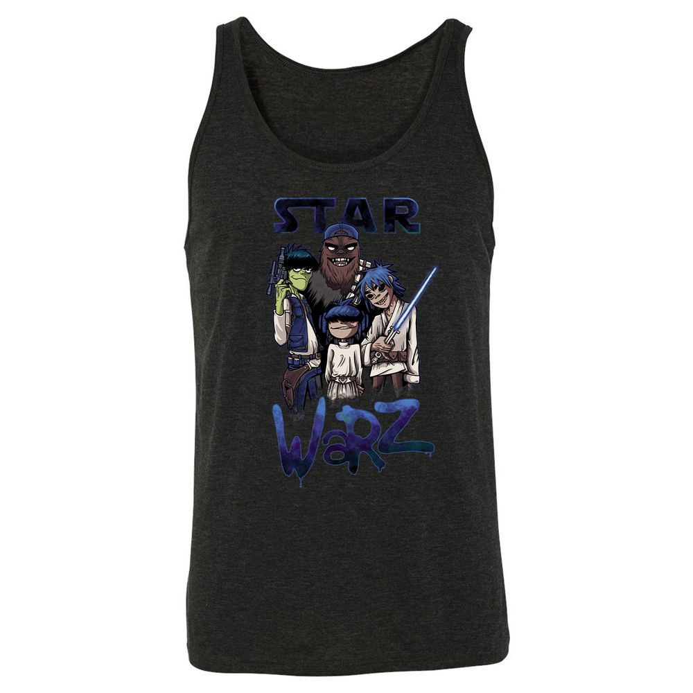 Unisex Jersey Tank - KAU3ZE9M - Charcoal Black Triblend - 5