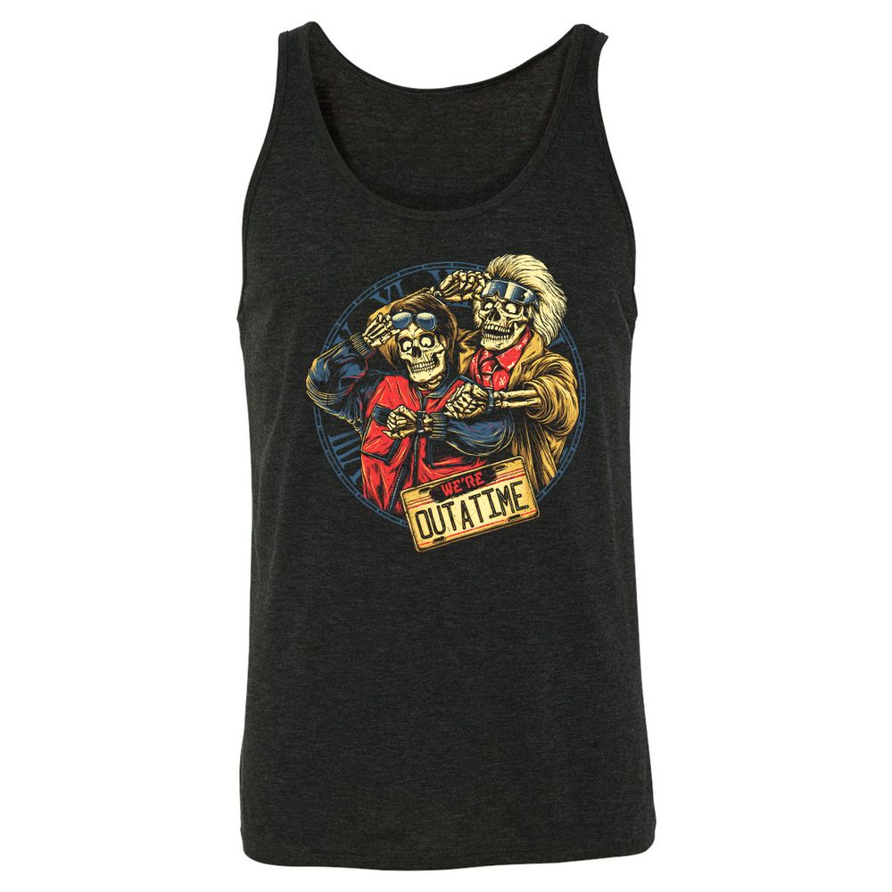 Unisex Jersey Tank - 7CTMF3D5 - Charcoal Black Triblend - 5