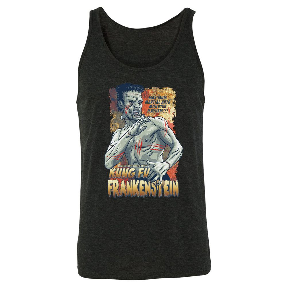 Unisex Jersey Tank - 9FFB2922 - Charcoal Black Triblend - 5