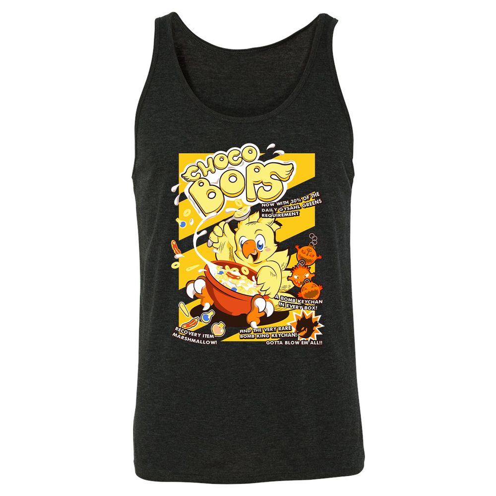 Unisex Jersey Tank - 7B38KAZH - Charcoal Black Triblend - 5