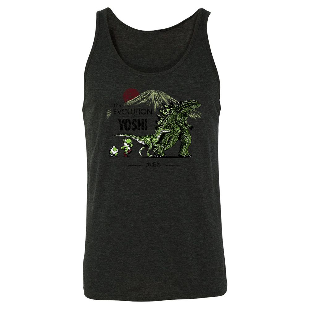 Unisex Jersey Tank - P84CY5DM - Charcoal Black Triblend - 5