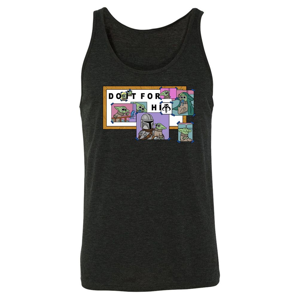 Unisex Jersey Tank - CUVF239U - Charcoal Black Triblend - 5