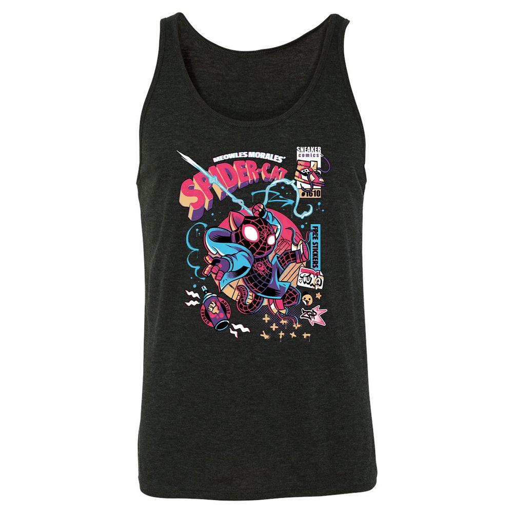 Unisex Jersey Tank - GPQVFUTH - Charcoal Black Triblend - 5