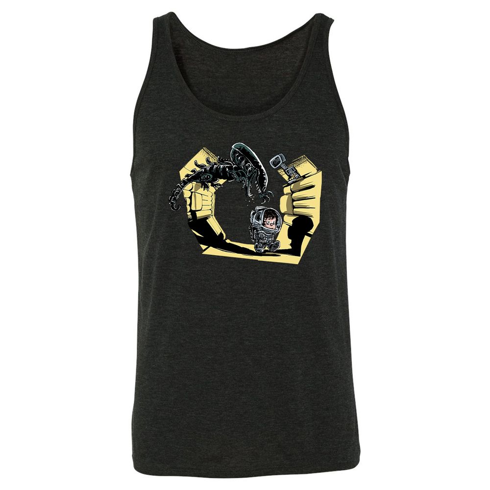 Unisex Jersey Tank - QDNRKEZ6 - Charcoal Black Triblend - 5