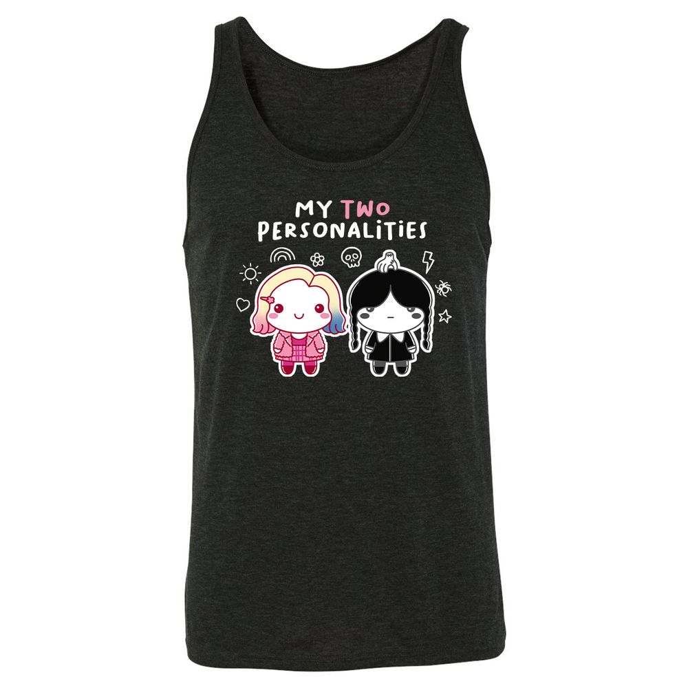 Unisex Jersey Tank - BJQ7VX4G - Charcoal Black Triblend - 5