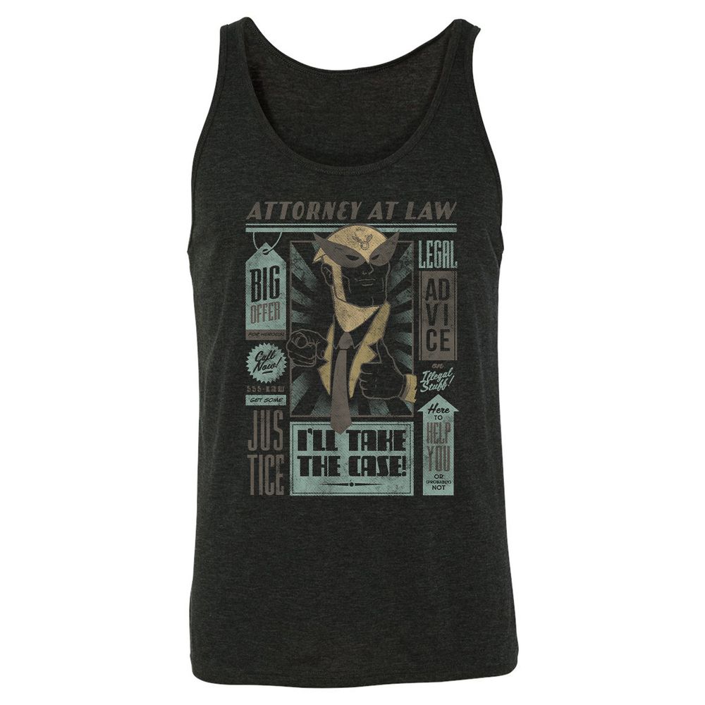 Unisex Jersey Tank - RYZ1QY46 - Charcoal Black Triblend - 5