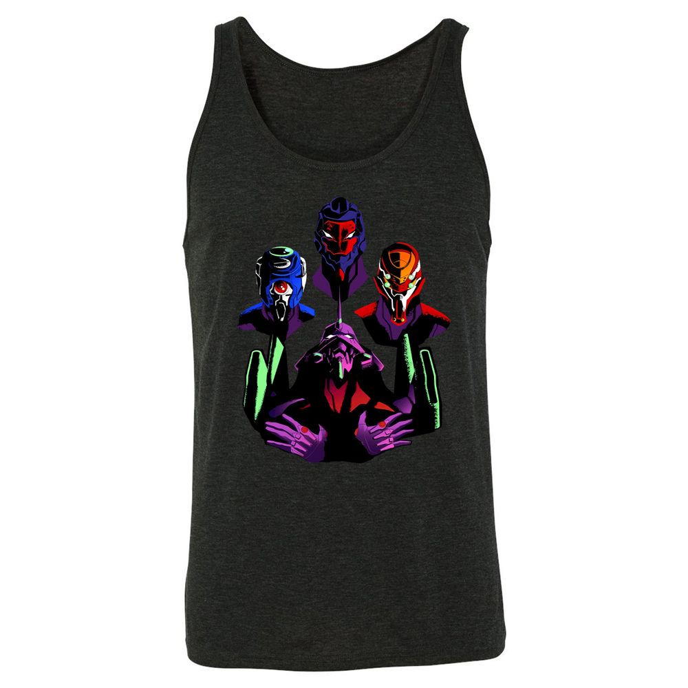 Unisex Jersey Tank - J2B1VWDV - Charcoal Black Triblend - 5