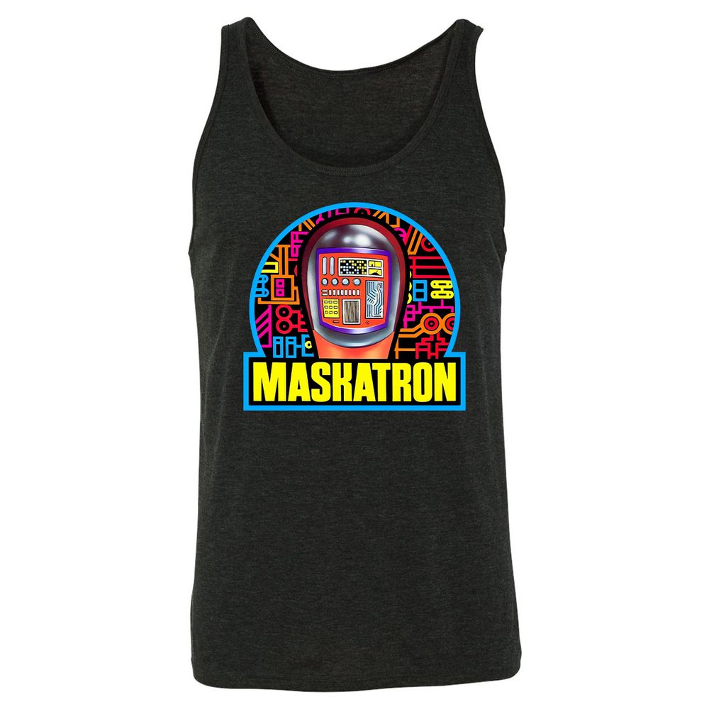Unisex Jersey Tank - UJCHFYUP - Charcoal Black Triblend - 5