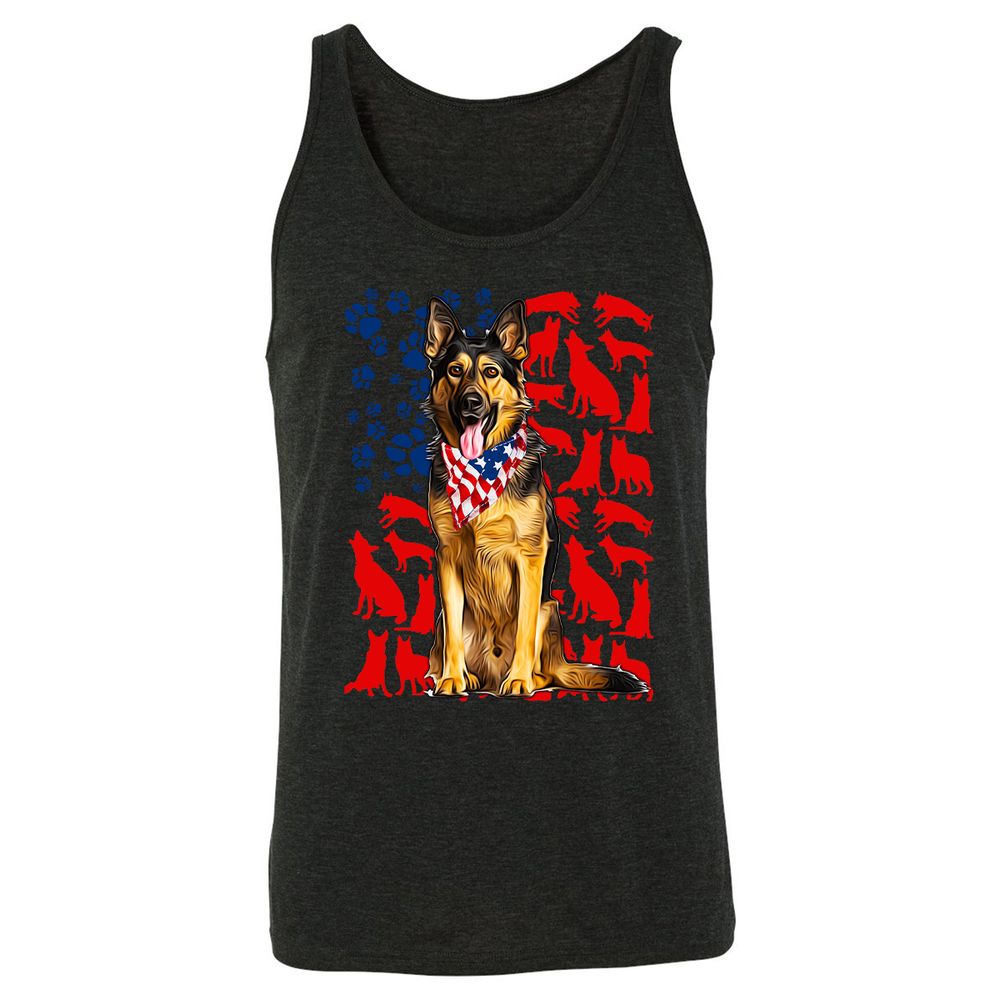 Unisex Jersey Tank - RJ84NLG1 - Charcoal Black Triblend - 5