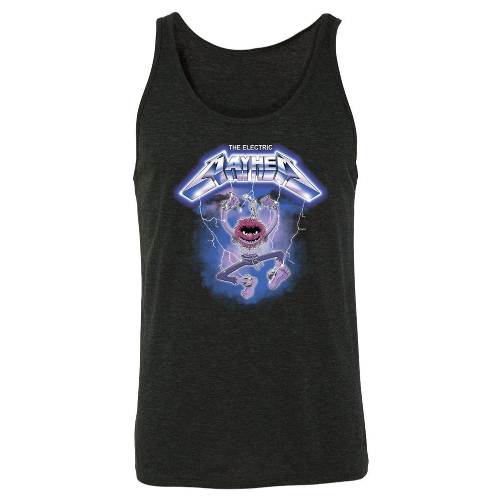 Unisex Jersey Tank - RWLV1CAV - Charcoal Black Triblend - 5