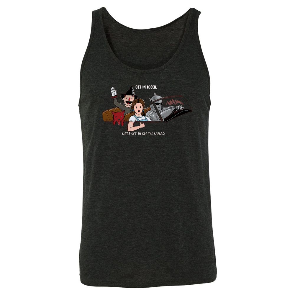 Unisex Jersey Tank - CJRHX37L - Charcoal Black Triblend - 5