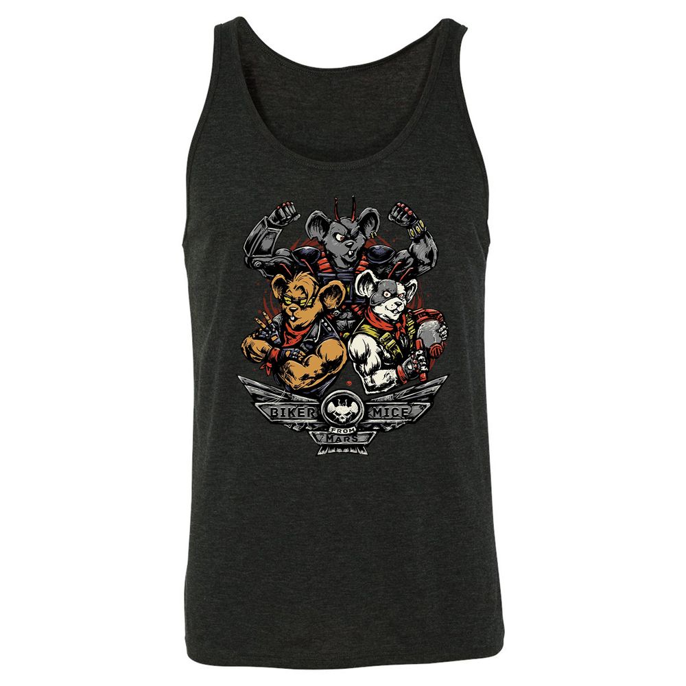 Unisex Jersey Tank - YUWTDX31 - Charcoal Black Triblend - 5