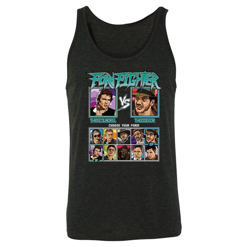 Unisex Jersey Tank - J5BZBGQW - Charcoal Black Triblend - 5