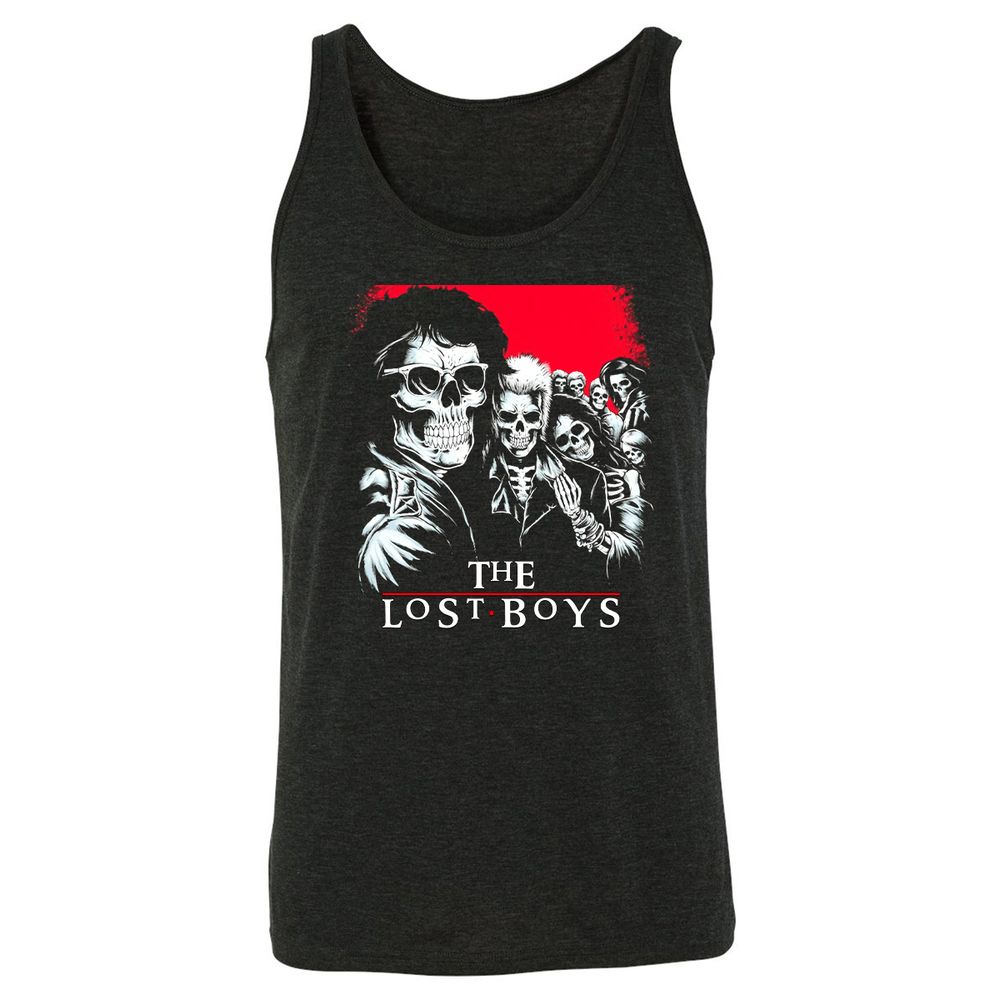 Unisex Jersey Tank - 3FUFJE37 - Charcoal Black Triblend - 5