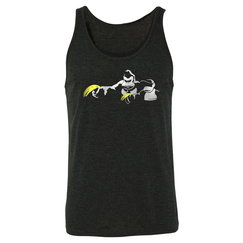Unisex Jersey Tank - 94FBREHW - Charcoal Black Triblend - 5