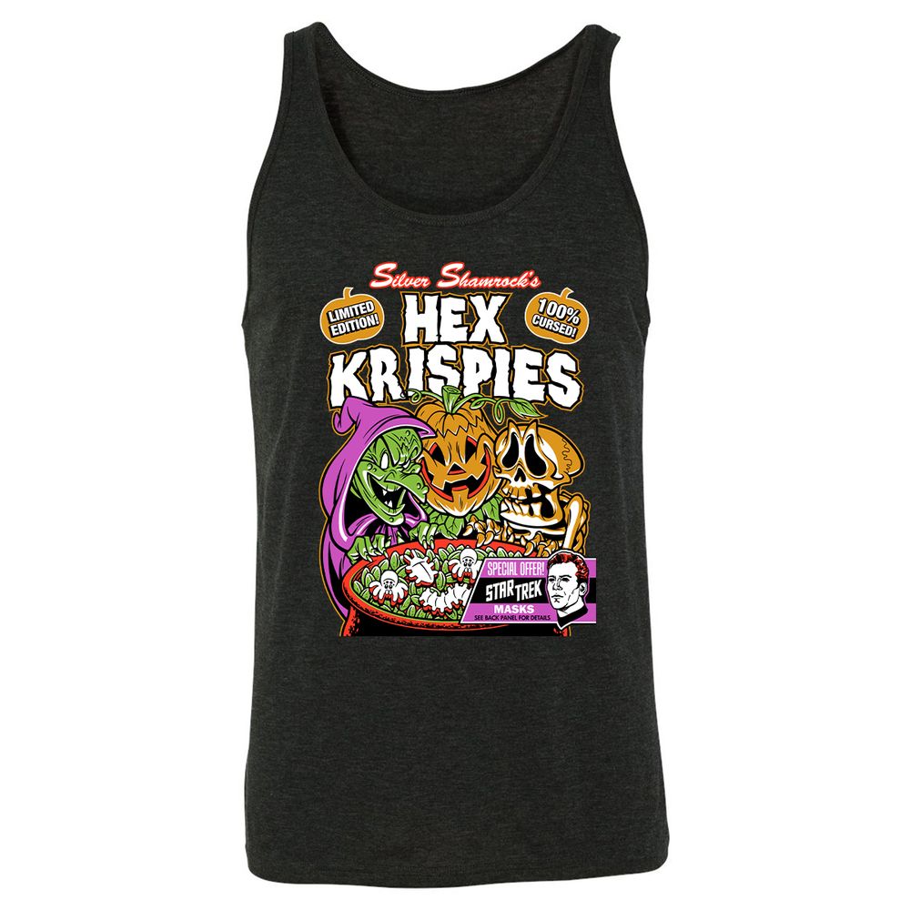 Unisex Jersey Tank - C8MNU3AF - Charcoal Black Triblend - 5