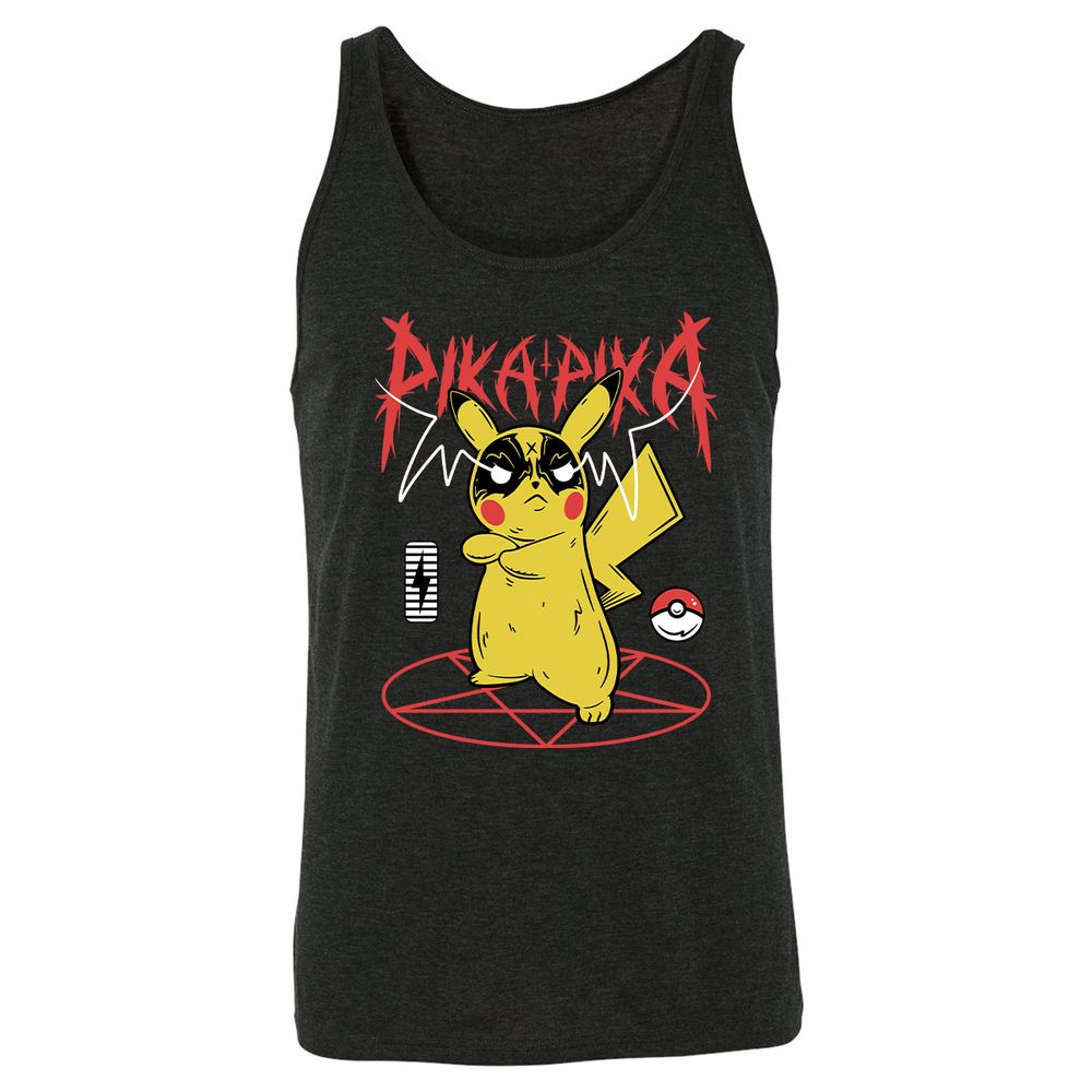 Unisex Jersey Tank - 8PNDNEC9 - Charcoal Black Triblend - 5