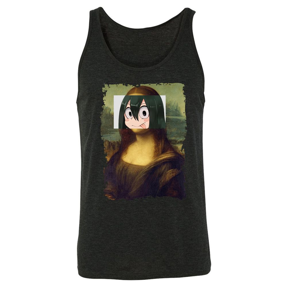 Unisex Jersey Tank - SWWLKHPL - Charcoal Black Triblend - 5