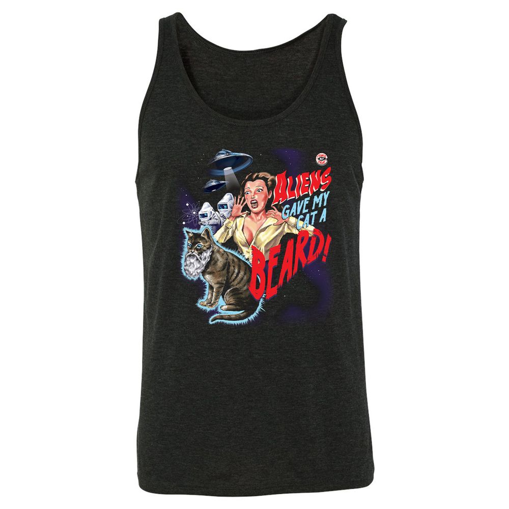 Unisex Jersey Tank - 74HJXP8J - Charcoal Black Triblend - 5