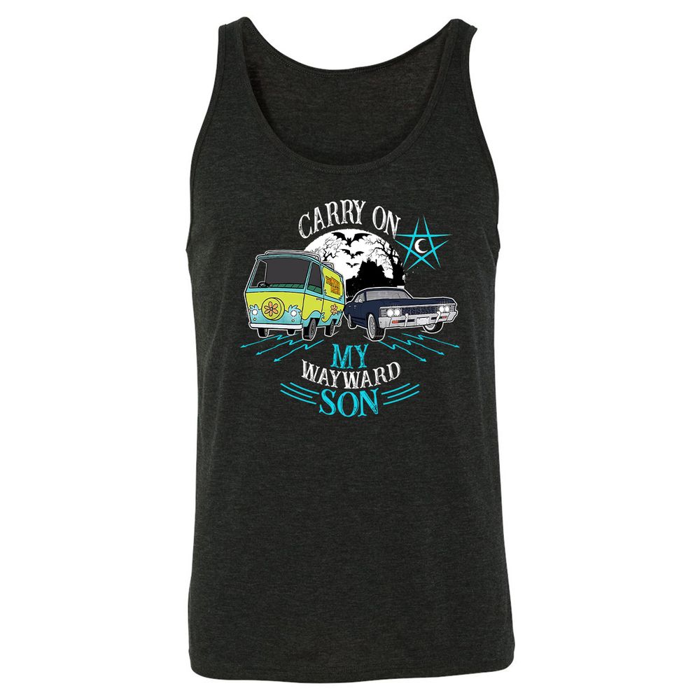 Unisex Jersey Tank - X1CE51QF - Charcoal Black Triblend - 5