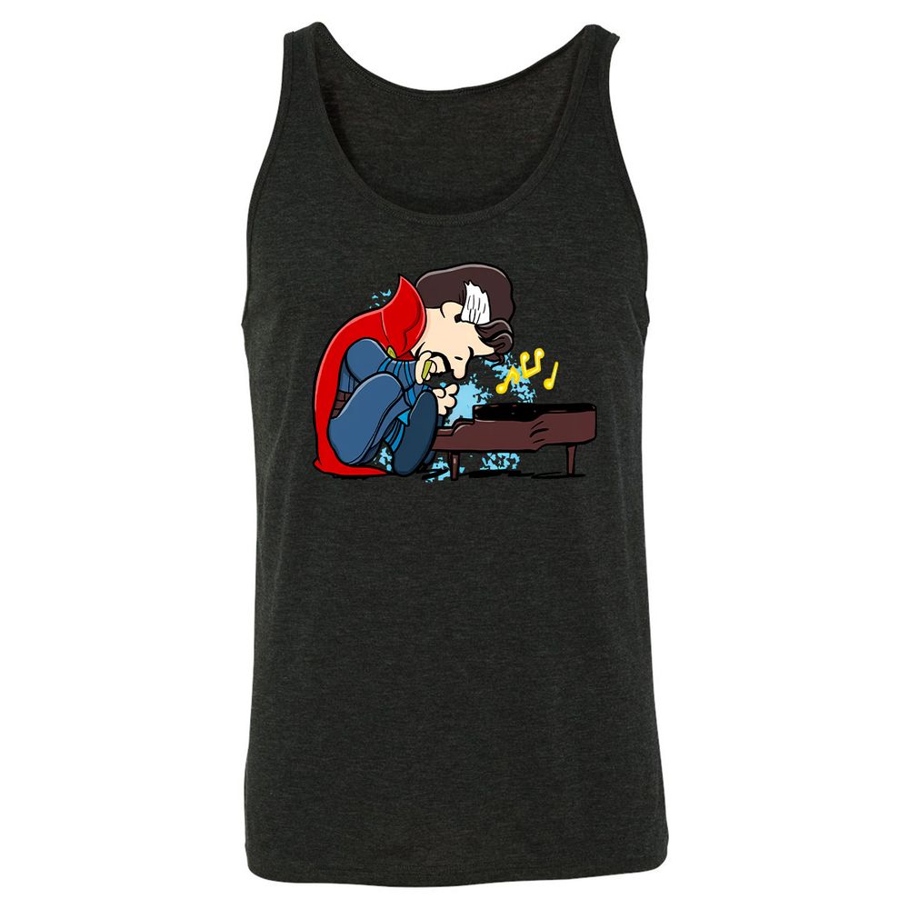 Unisex Jersey Tank - Y833BLSM - Charcoal Black Triblend - 5