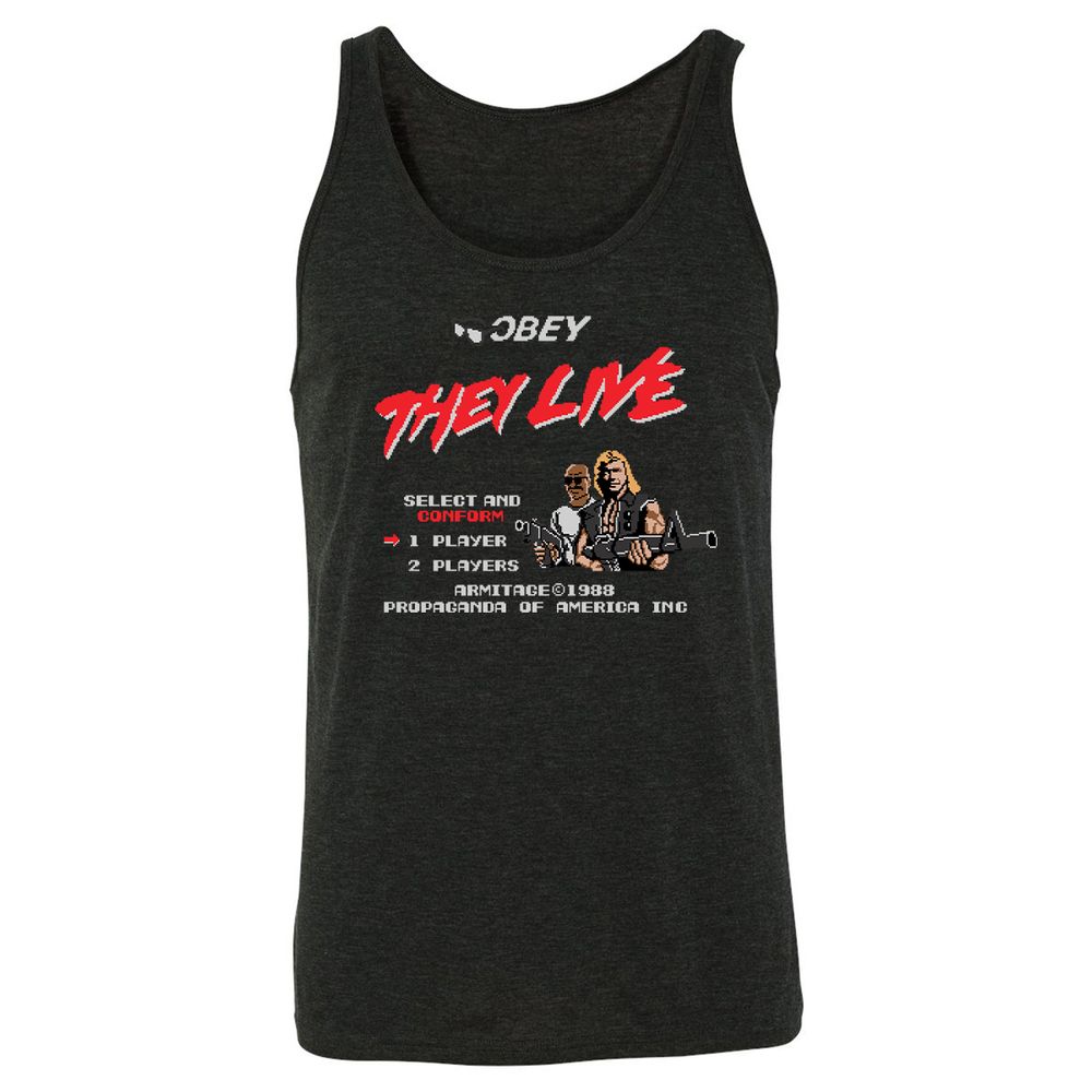 Unisex Jersey Tank - BZA886S9 - Charcoal Black Triblend - 5
