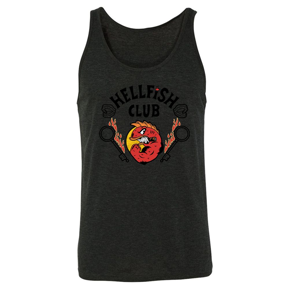 Unisex Jersey Tank - 1TVCC1R3 - Charcoal Black Triblend - 5