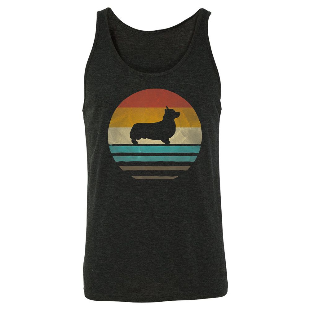 Unisex Jersey Tank - 3SFPAQL4 - Charcoal Black Triblend - 5