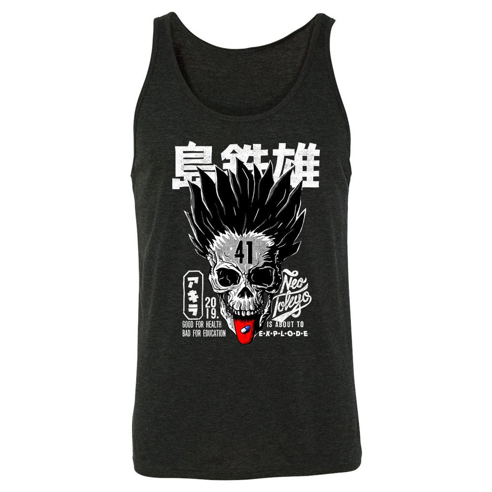 Unisex Jersey Tank - 69L4TF5X - Charcoal Black Triblend - 5