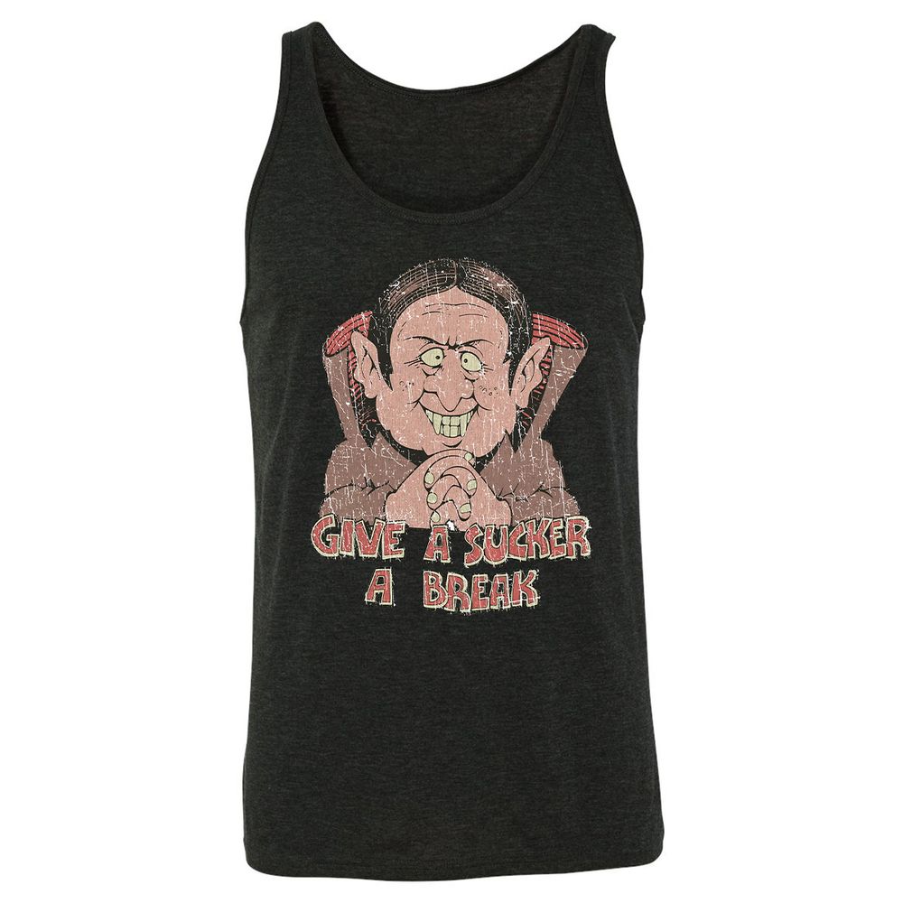 Unisex Jersey Tank - Q5P61FJ6 - Charcoal Black Triblend - 5