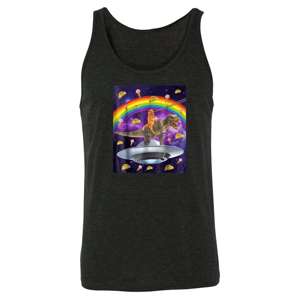 Unisex Jersey Tank - BJ7JN8G8 - Charcoal Black Triblend - 5