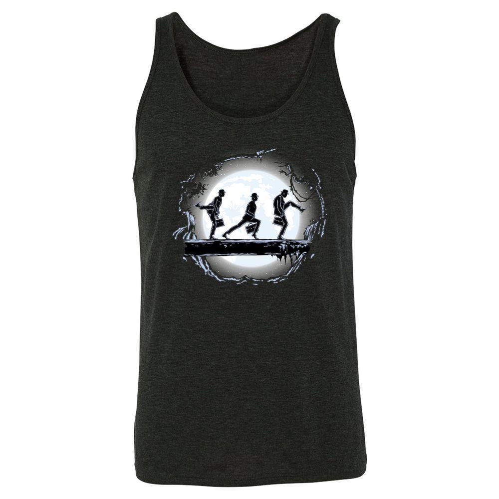 Unisex Jersey Tank - 2182ANJK - Charcoal Black Triblend - 5