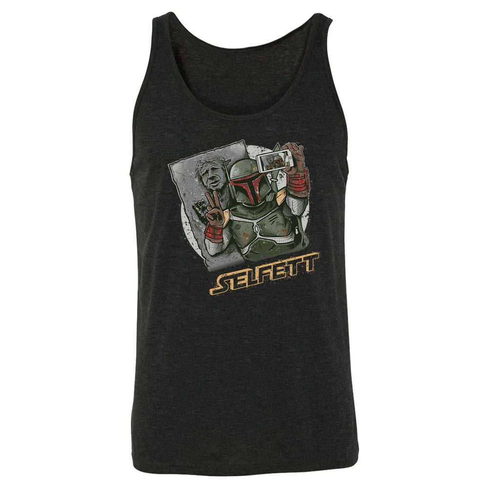Unisex Jersey Tank - 8TTB4W48 - Charcoal Black Triblend - 5