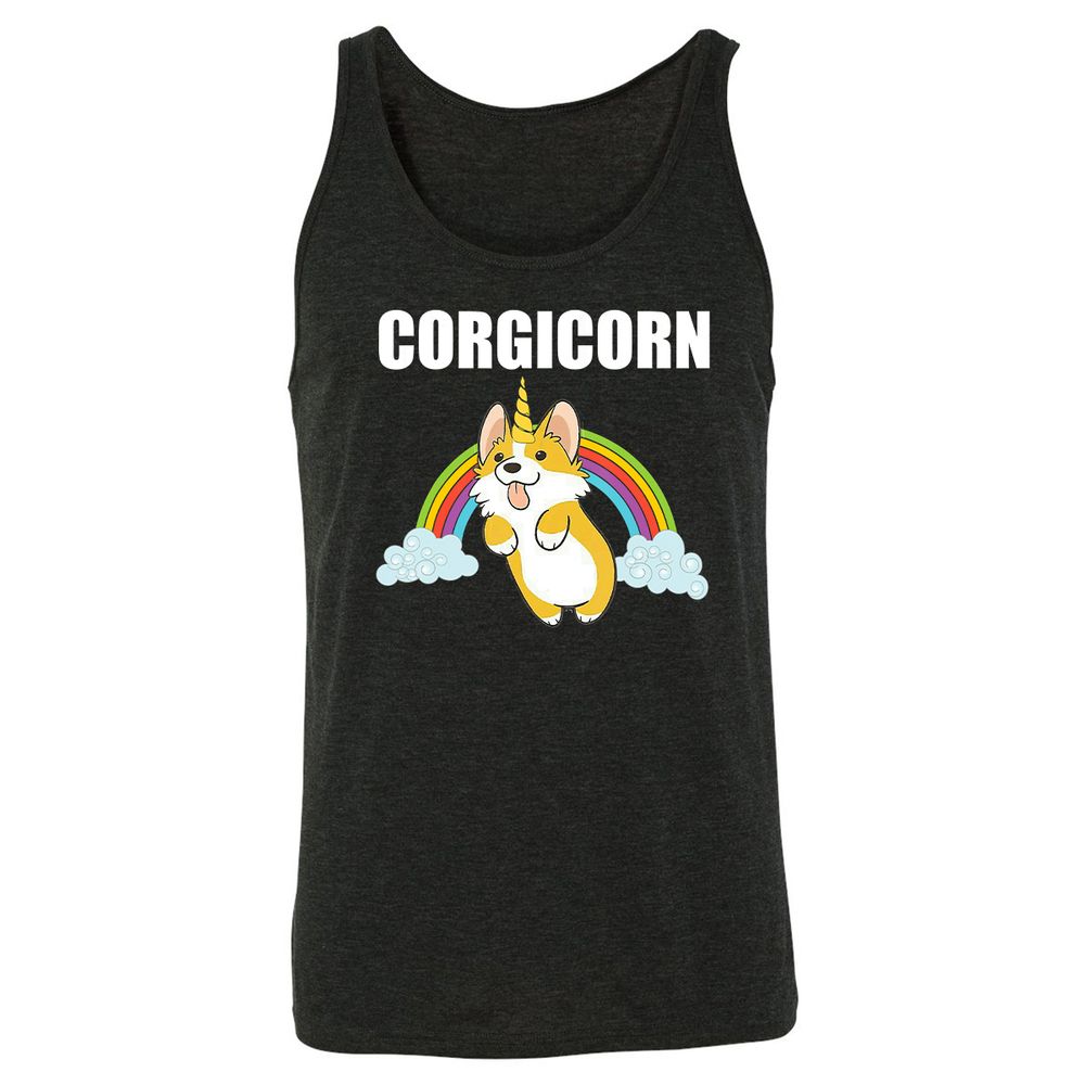 Unisex Jersey Tank - P9CZ827T - Charcoal Black Triblend - 5